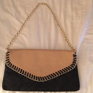 Aldo Black and Tan Shoulder Bag